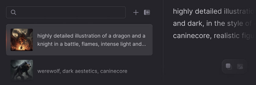 Preview of the Imagifly app