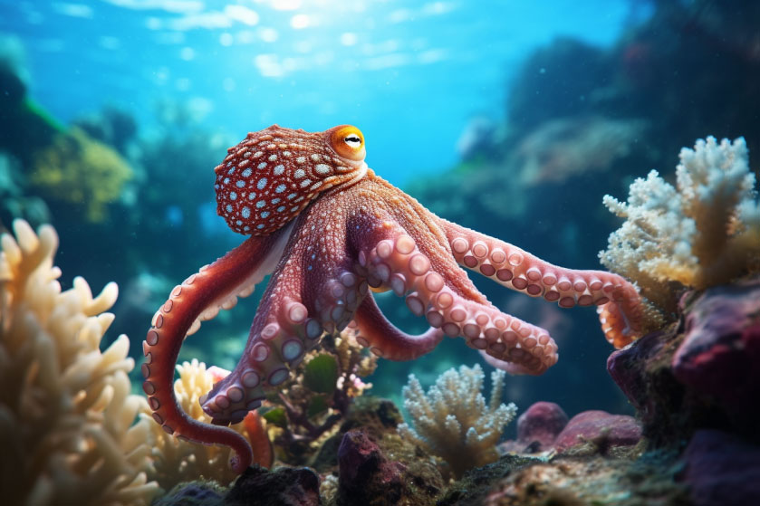 Underwater photography - created in Midjourney