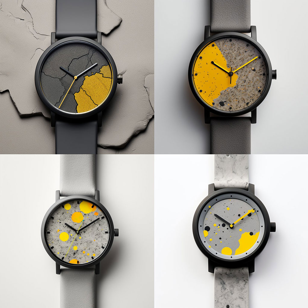 watch faces - created in Midjourney