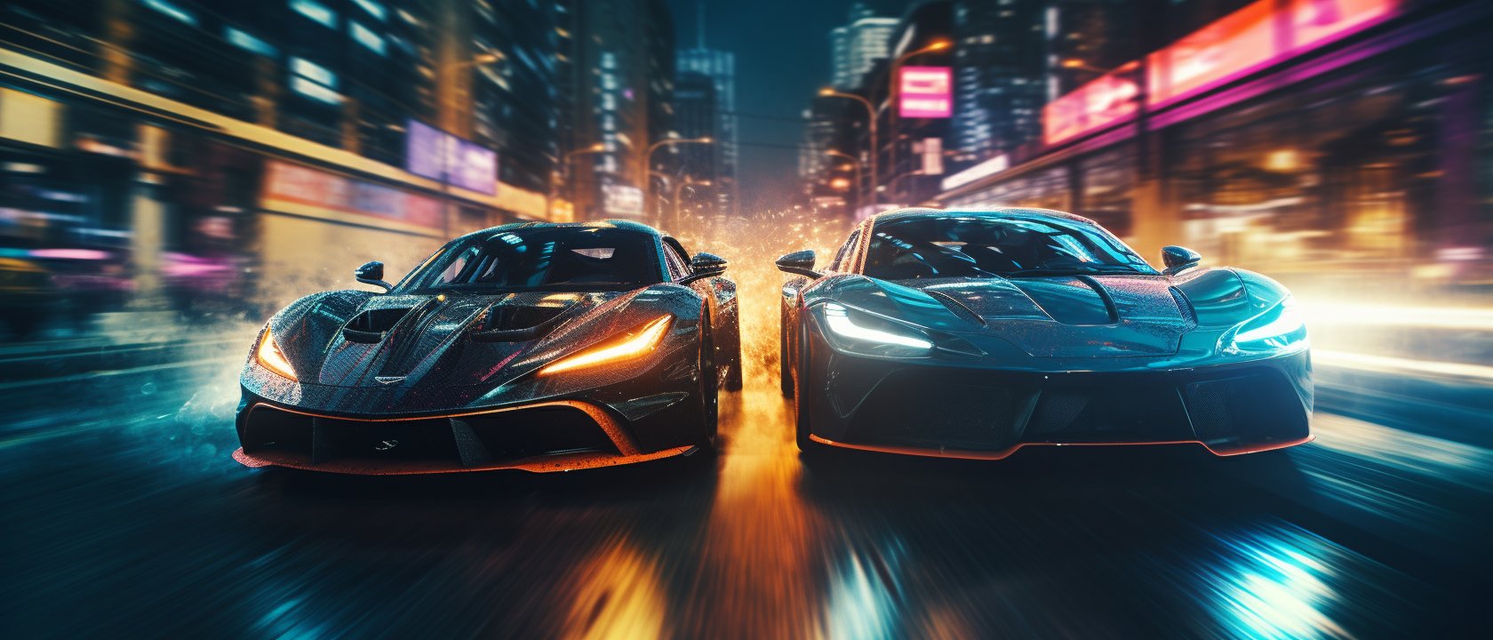 Cinematographic action scenes - created in Midjourney