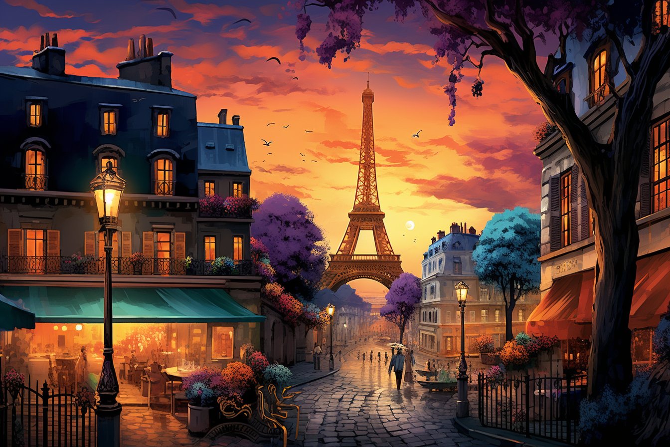 Iconic places - created in Midjourney