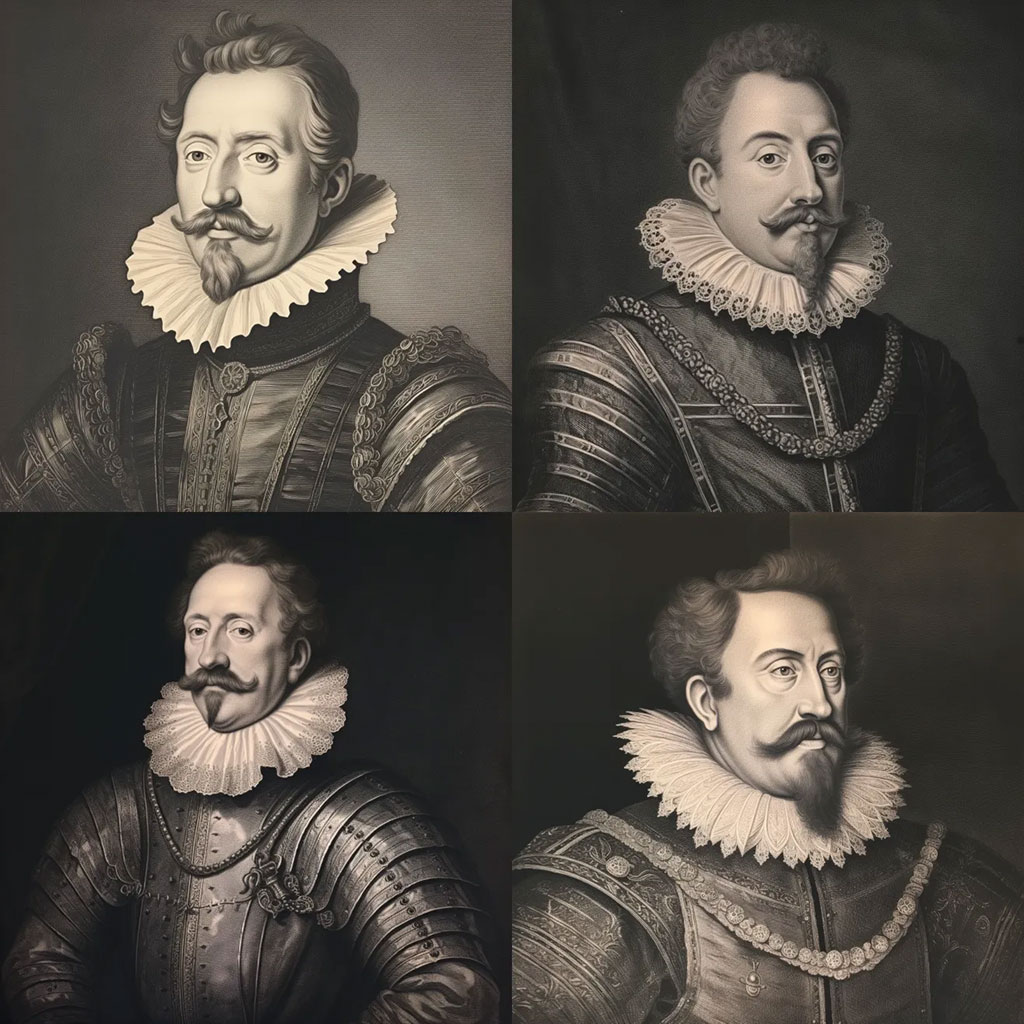 Image of duke, produced by Midjourney