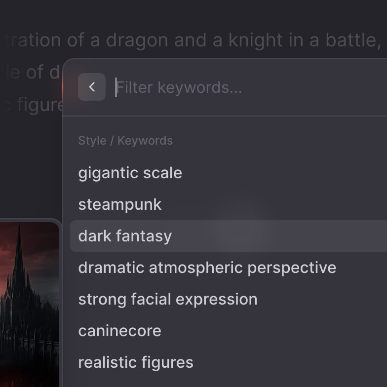 Preview of simplified prompting